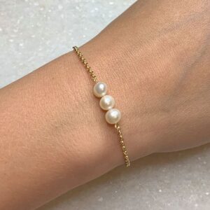 Trinity Pearl Bracelet